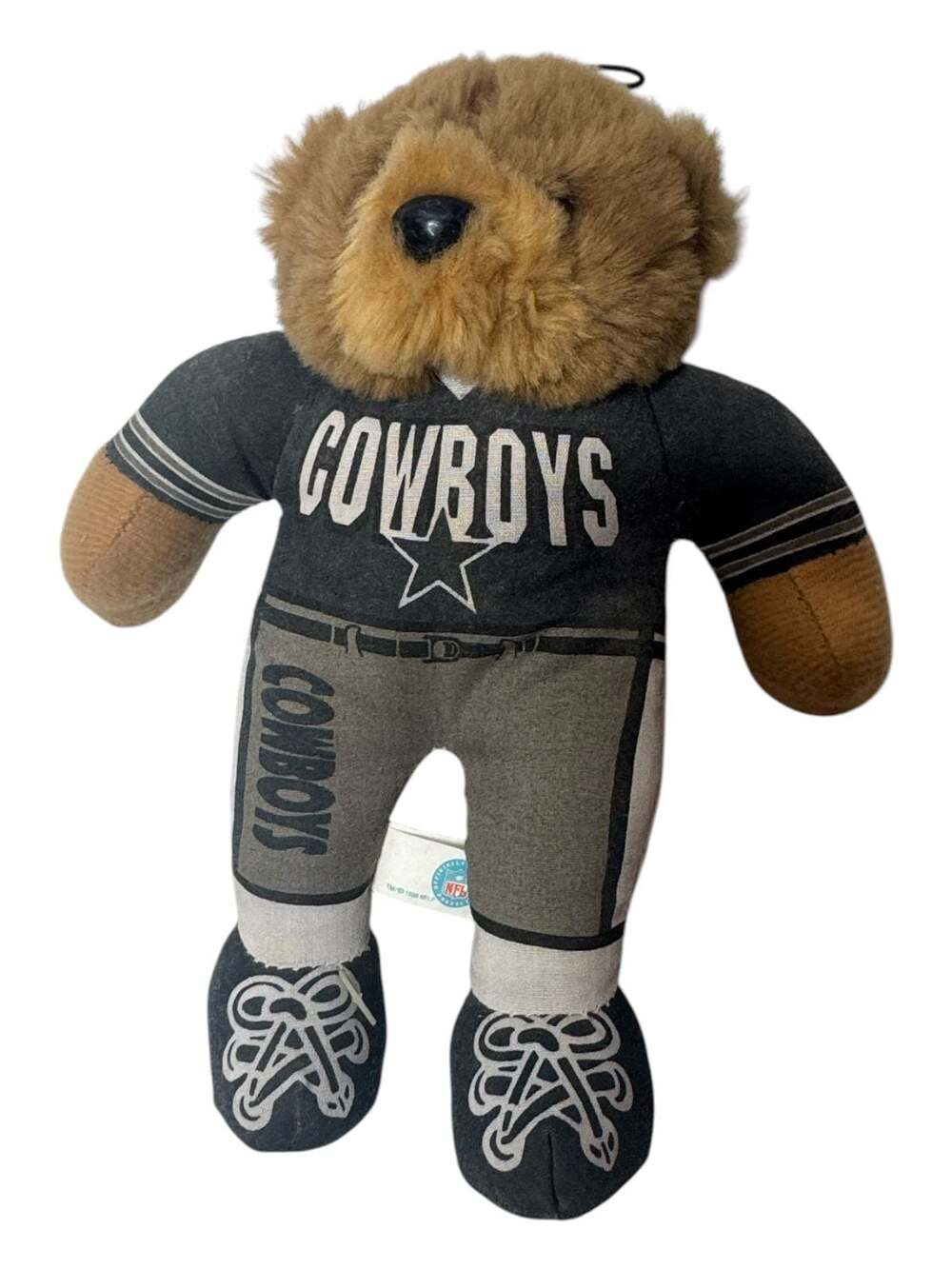 Vintage 1999 Good Stuff NFL Dallas Cowboys Plush Teddy Bear Hanging Ornament